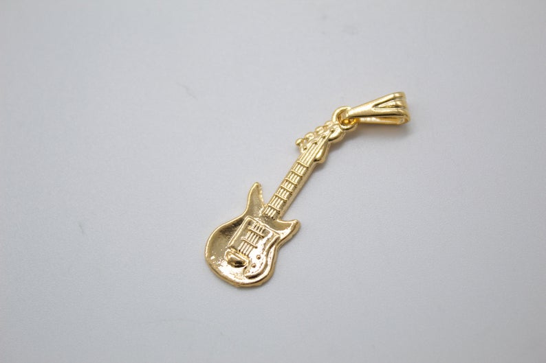 18K Gold Filled Bass Electric Guitar
