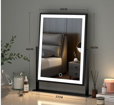 Illuminated Makeup Mirror with Adjustable Lighting