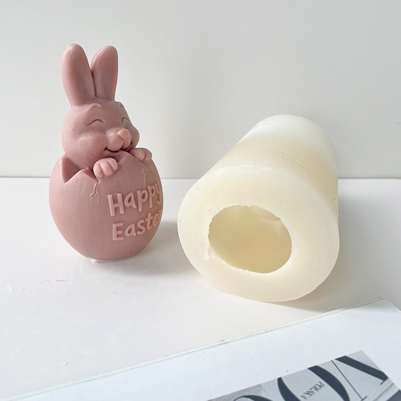 Aromatherapy Candle Mold - Shell Breaking Rabbit Design