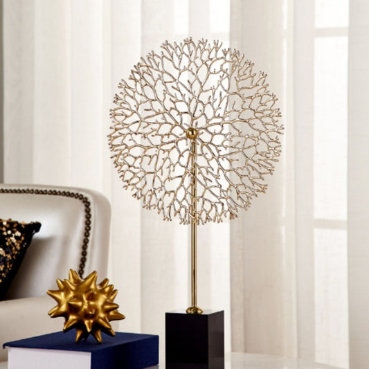 Elegant Metal Coral Tree Decor for Living Spaces