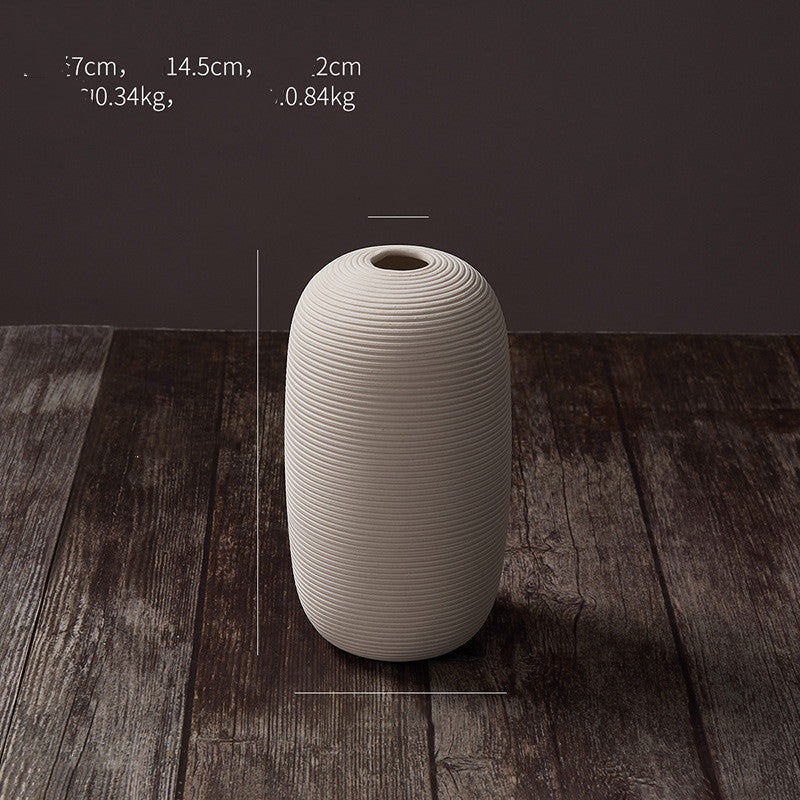 Elegant Ceramic Flower Vase - European Style Décor