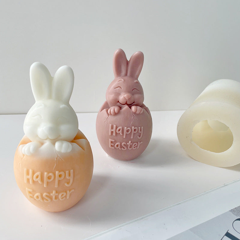 Aromatherapy Candle Mold - Shell Breaking Rabbit Design