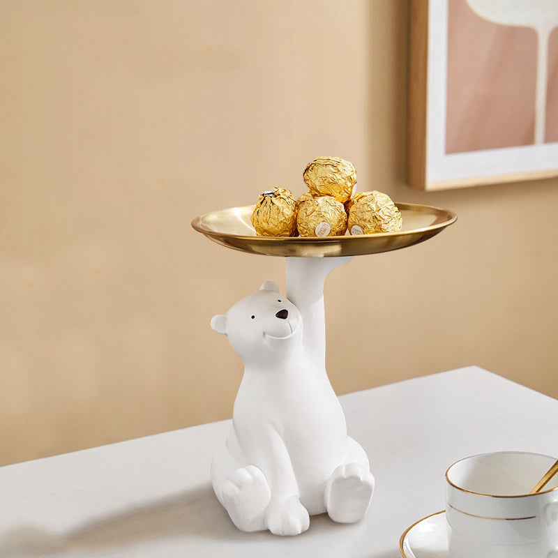 Charming Bear Tray - Perfect for Key Storage & Decor