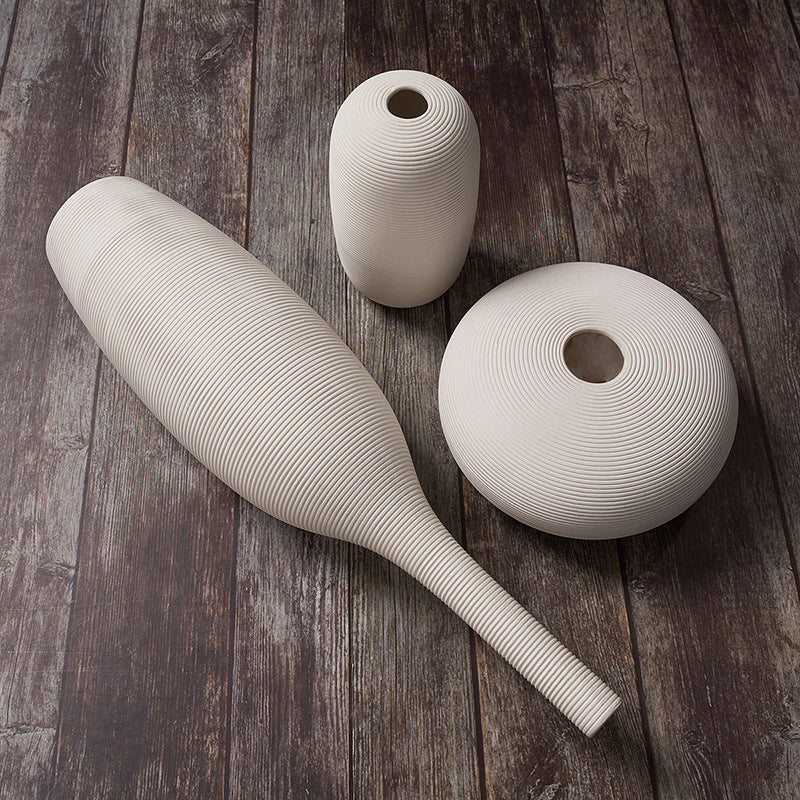 Elegant Ceramic Flower Vase - European Style Décor