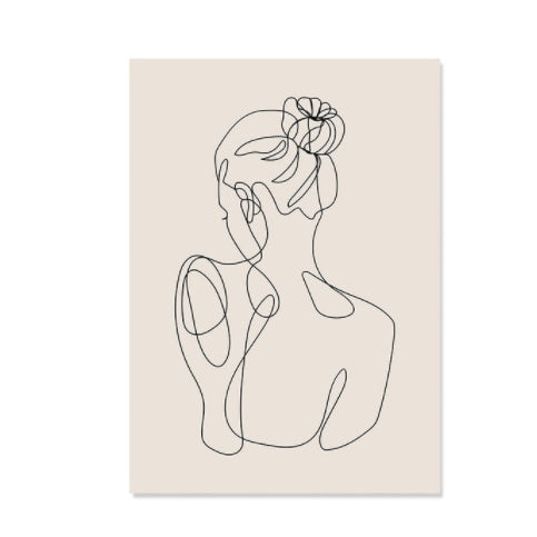 Boho Abstract Lines Canvas Art - Elevate Your Space