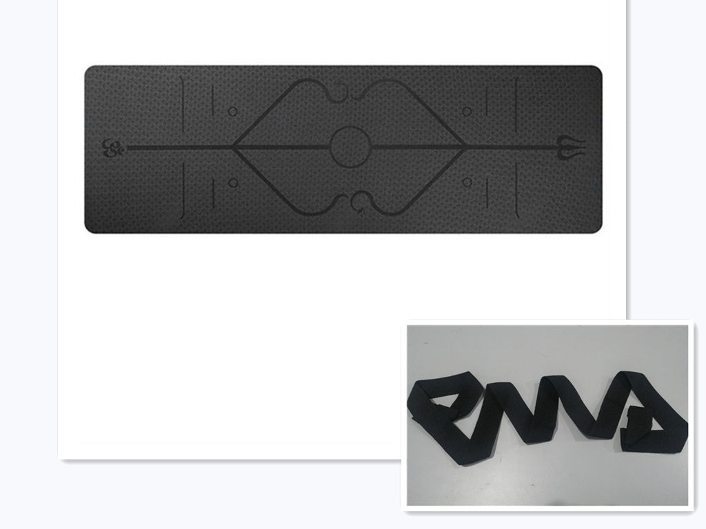 Non-Slip TPE Yoga Mat - Ideal for Beginners