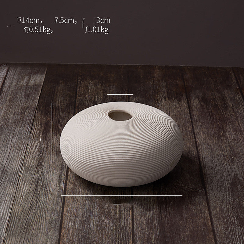 Elegant Ceramic Flower Vase - European Style Décor