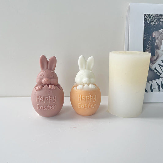 Aromatherapy Candle Mold - Shell Breaking Rabbit Design