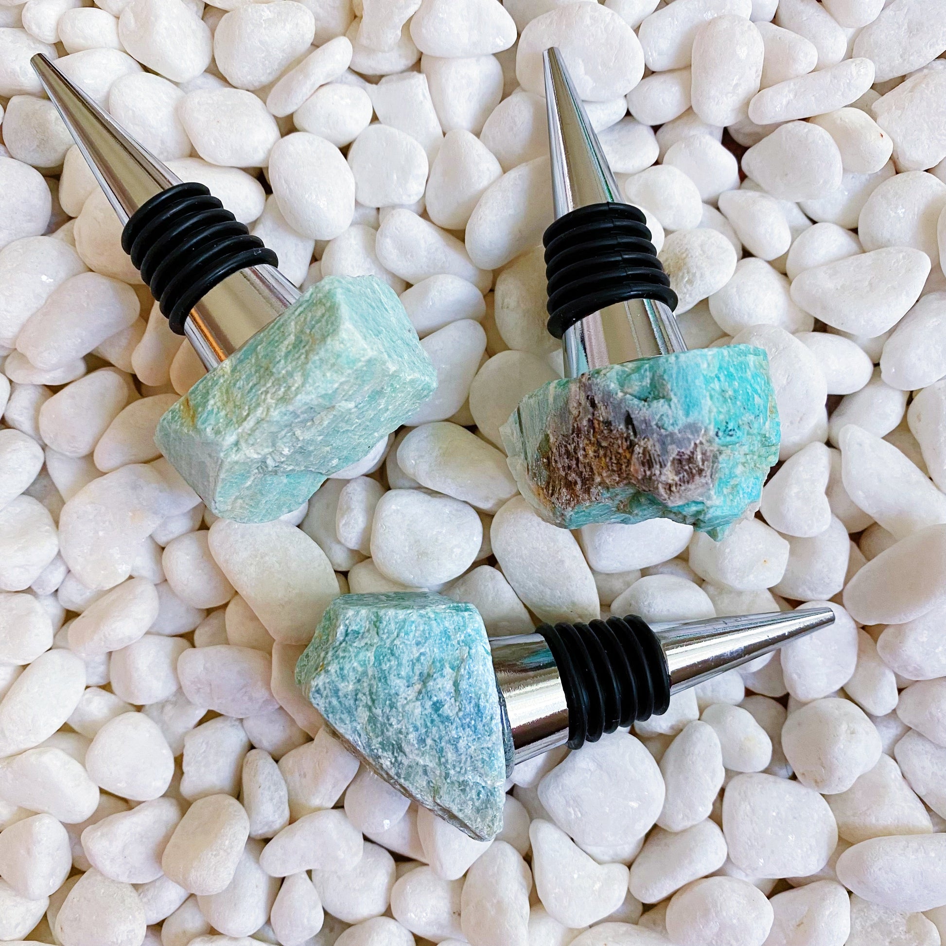 Beauty of Nature Stone Wine Stopper-7