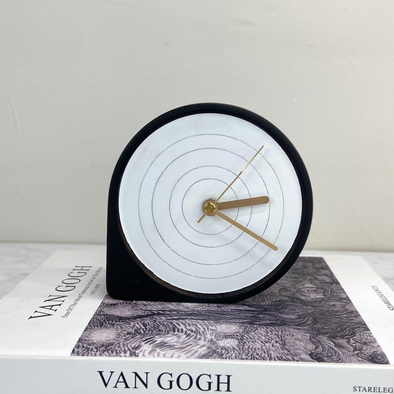 Luxury Ceramic Clock - Modern Home Décor Accent