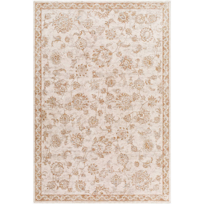 Jamell Traditional Cream Area Rug-0