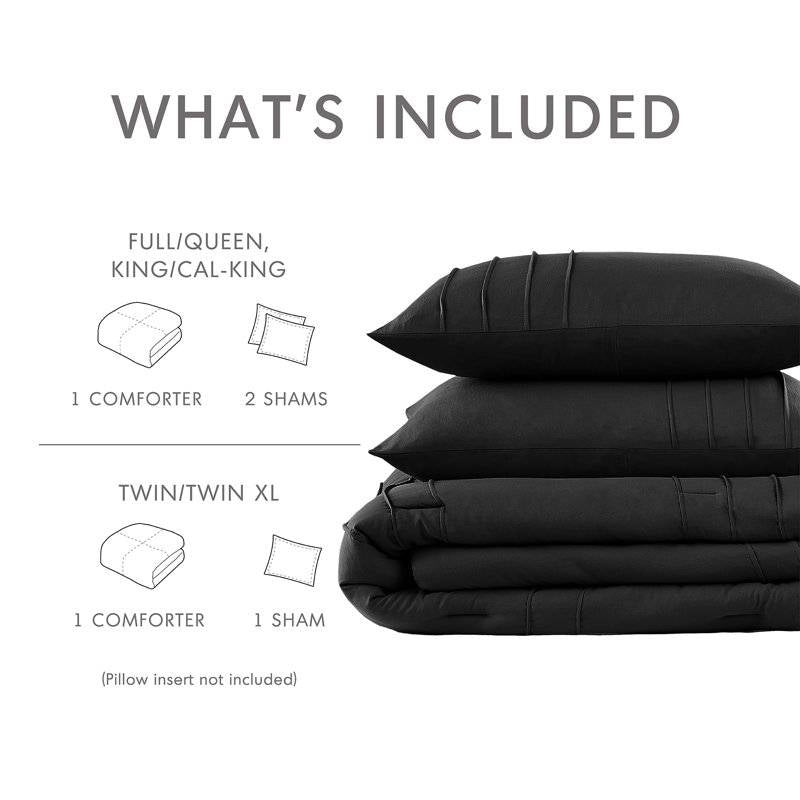 Premium King Size Microfiber Comforter Set - Cozy & Stylish