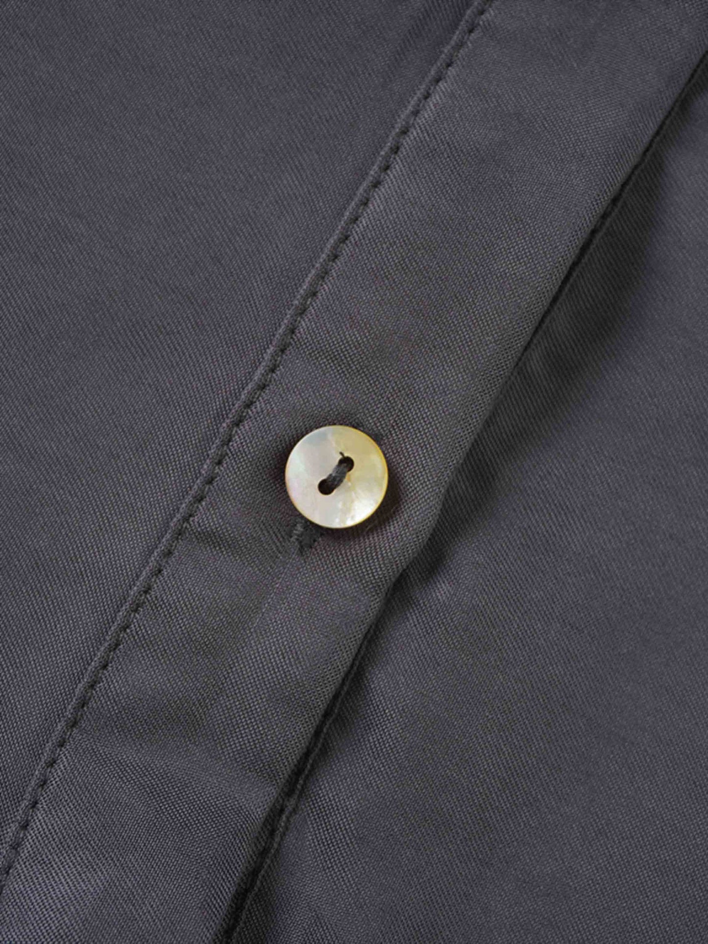 Dolman Sleeve Cupro Blouse-Grey