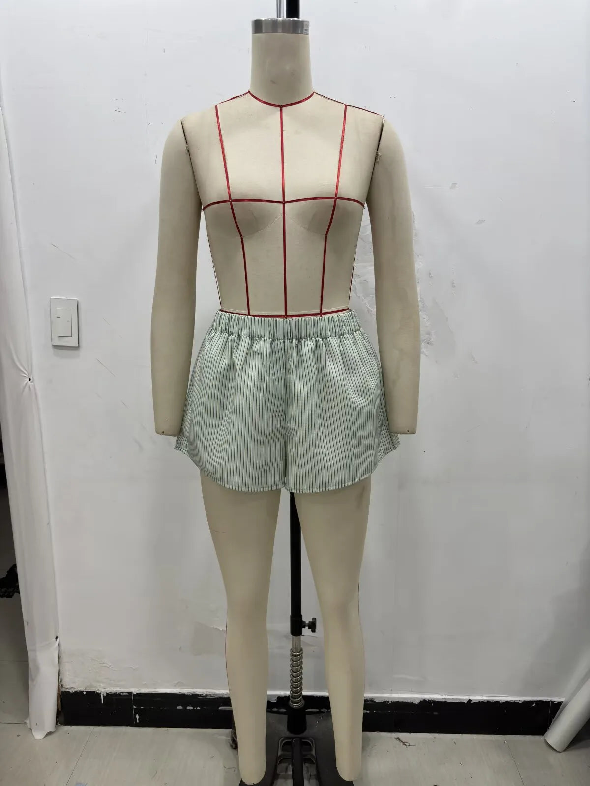 Striped Pajama Shorts - Breathable & Comfortable