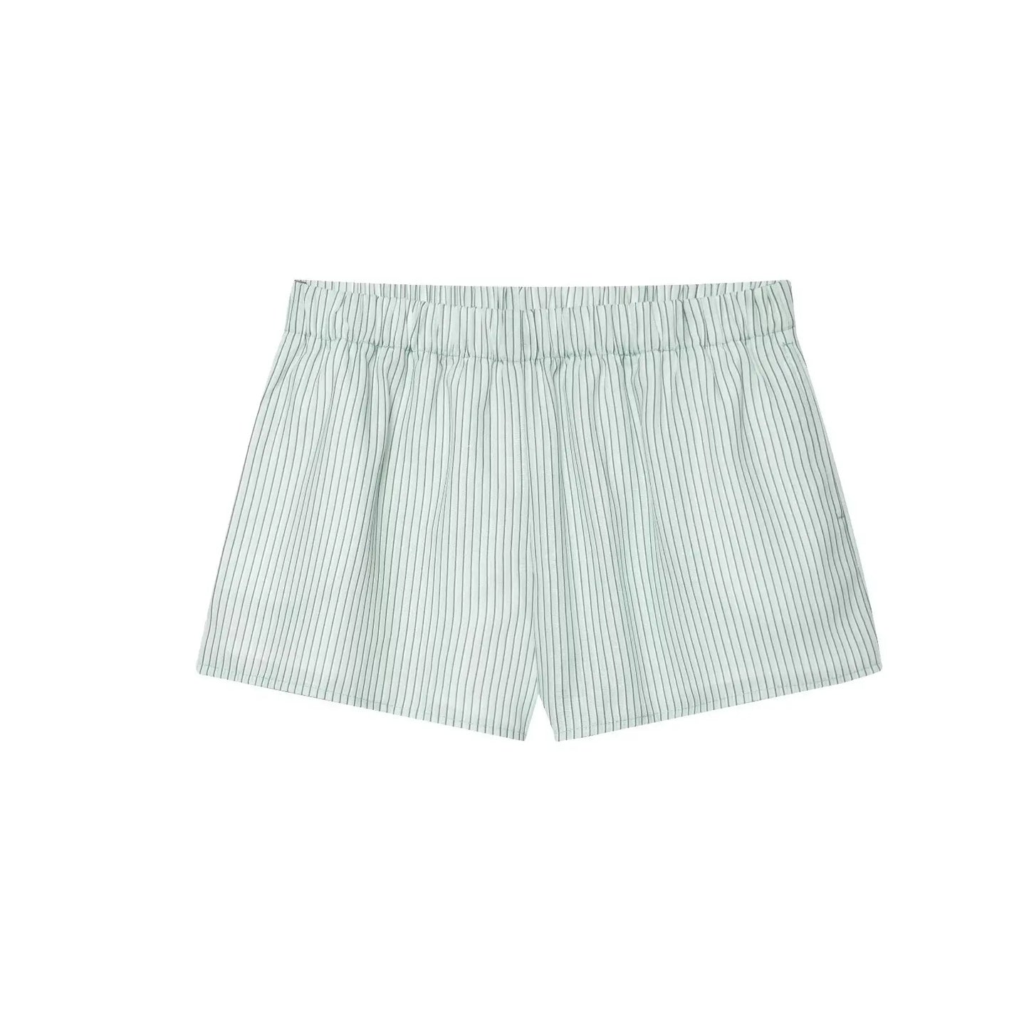 Striped Pajama Shorts - Breathable & Comfortable