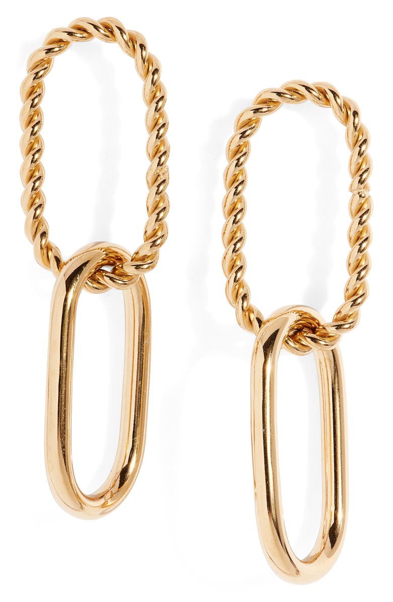 Twisted Chain Link Earrings | More Colors Available