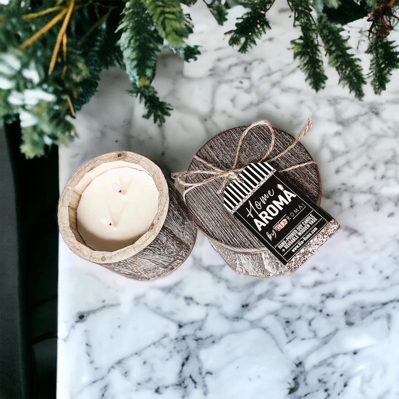 Reusable Wood Candle Vase - Multi-Use Design