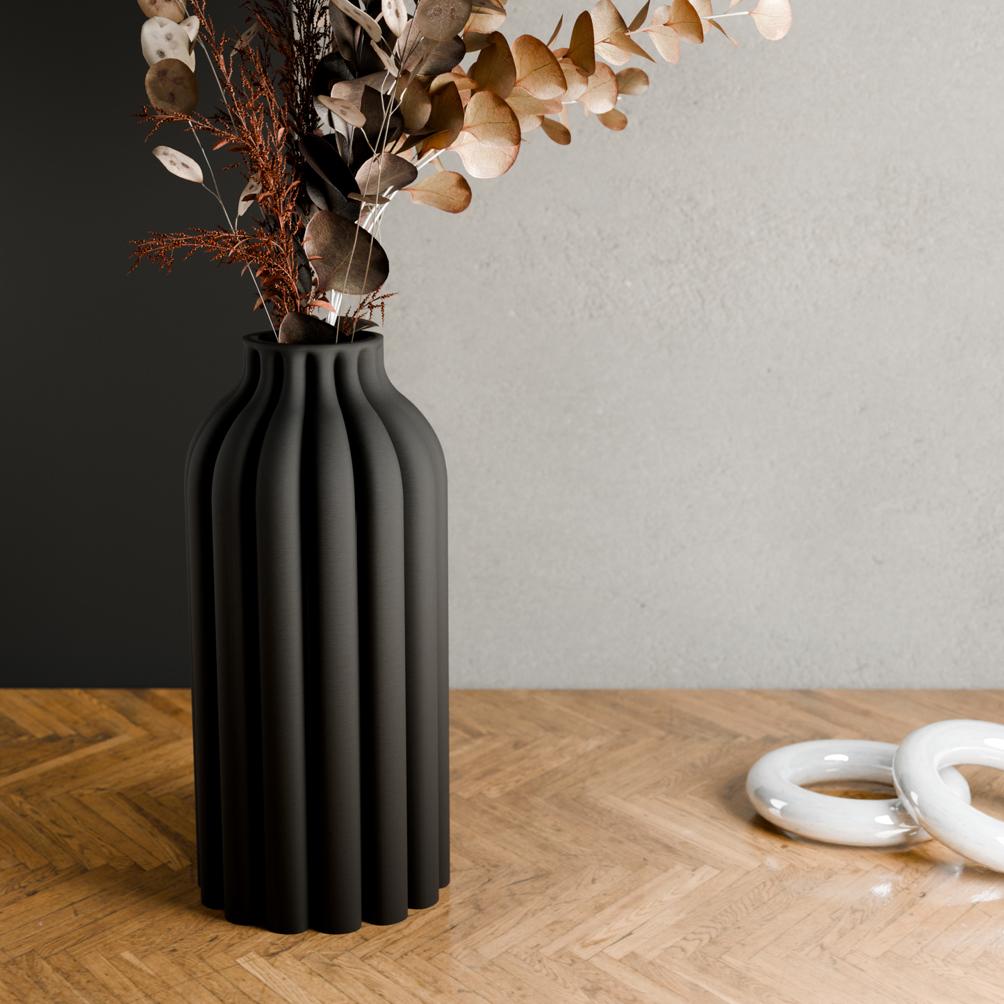 Elegant Pillar Vase - Timeless Design for Any Space
