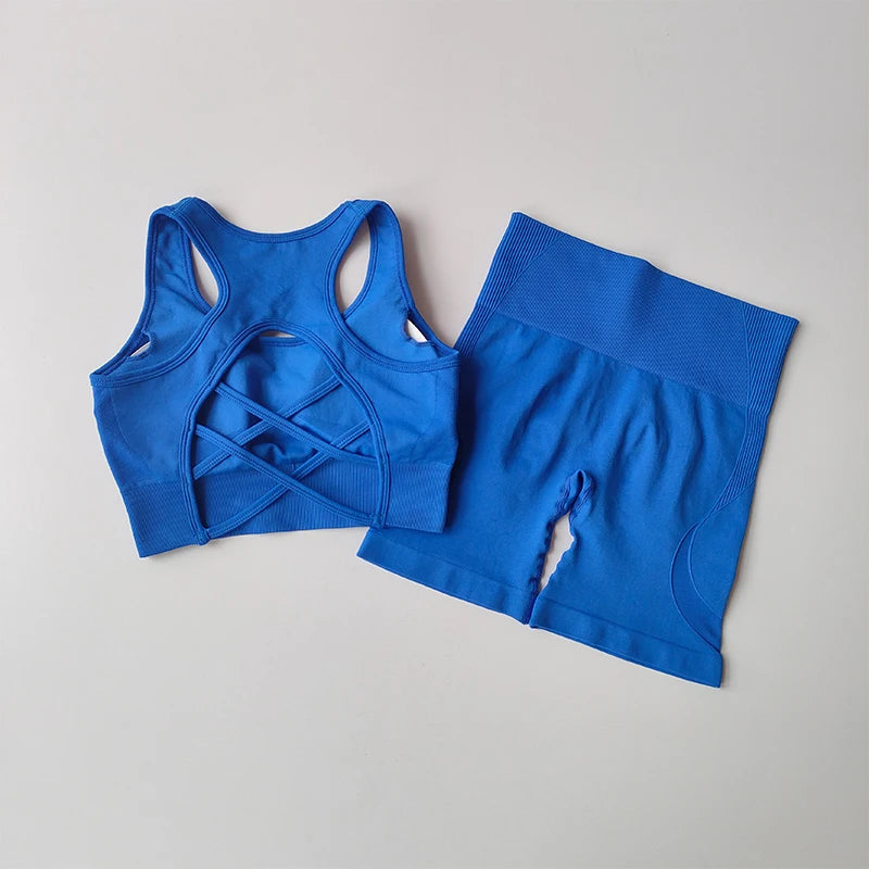 High Waist Fitness Set - Breathable & Stylish Training Gear