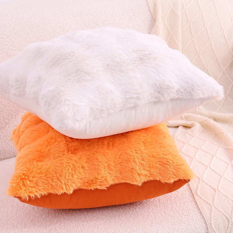 Faux Fur Cushion Covers - Soft & Stylish for Home Decor