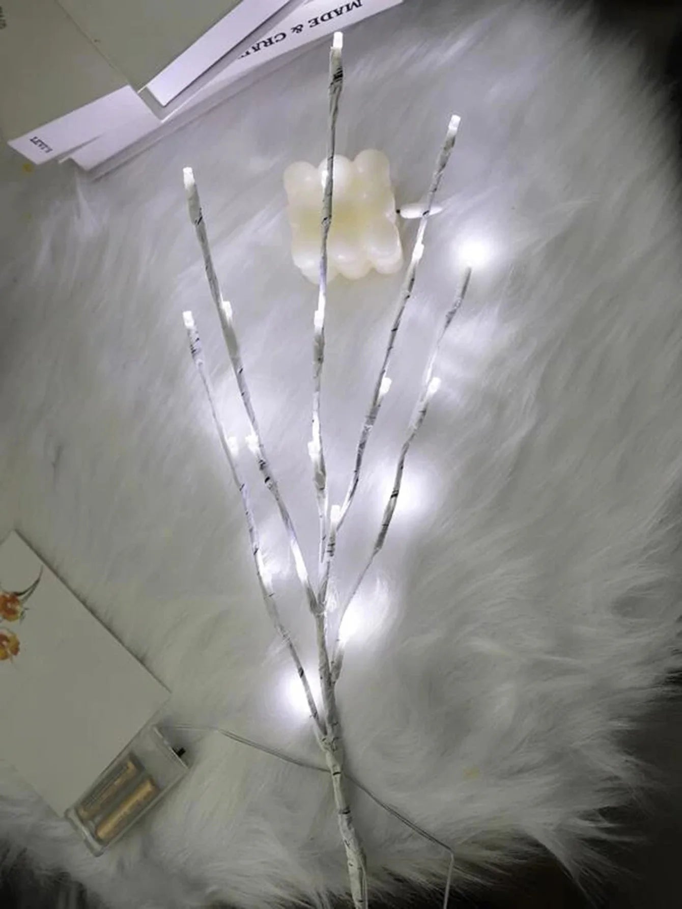 Battery-Operated Birch Branch Lights - Elegant Glow