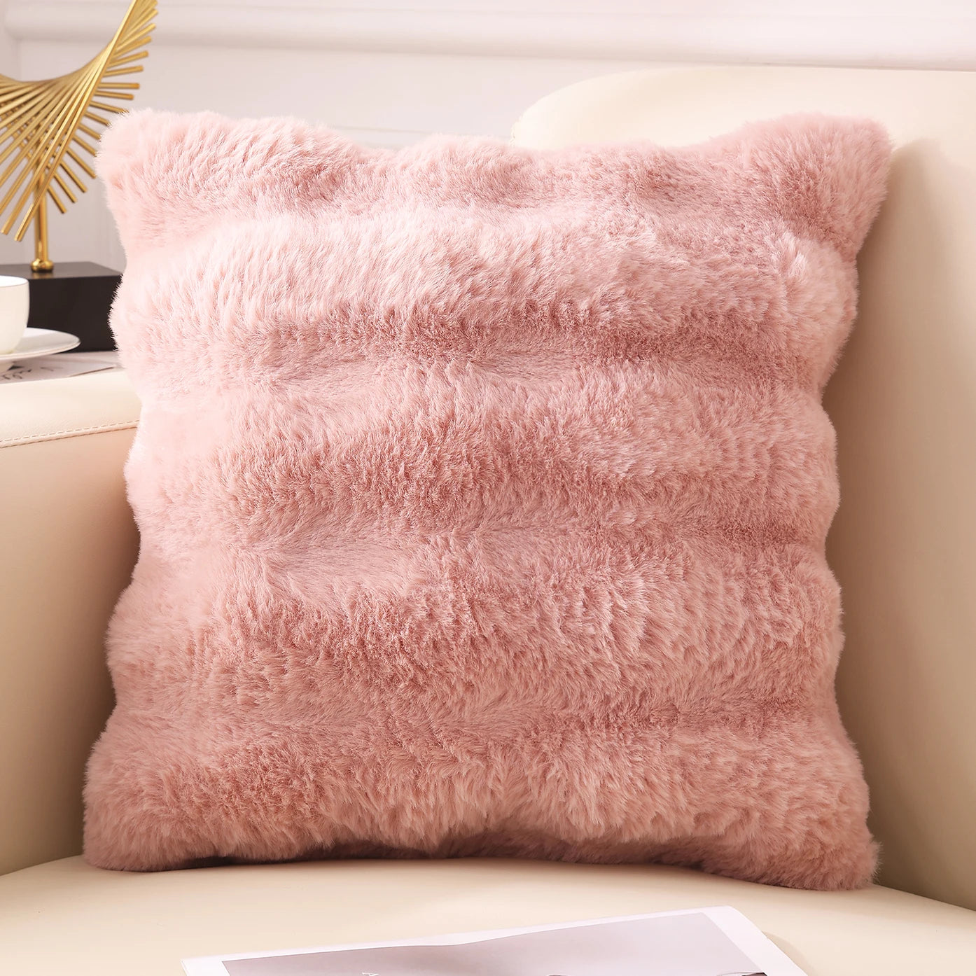 Faux Fur Cushion Covers - Soft & Stylish for Home Decor