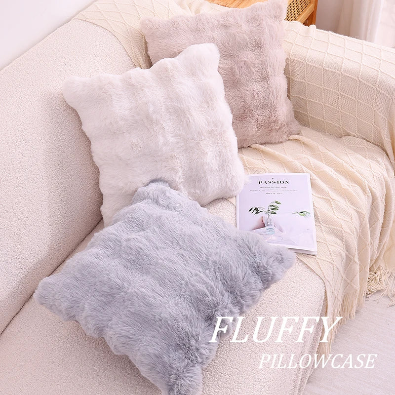 Faux Fur Cushion Covers - Soft & Stylish for Home Decor