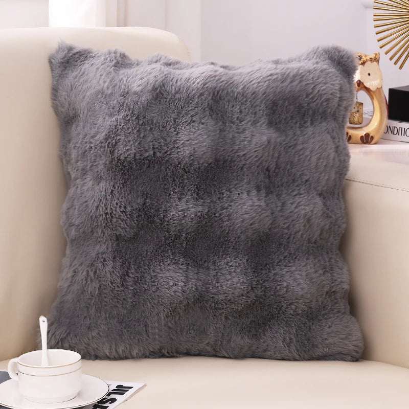 Faux Fur Cushion Covers - Soft & Stylish for Home Decor
