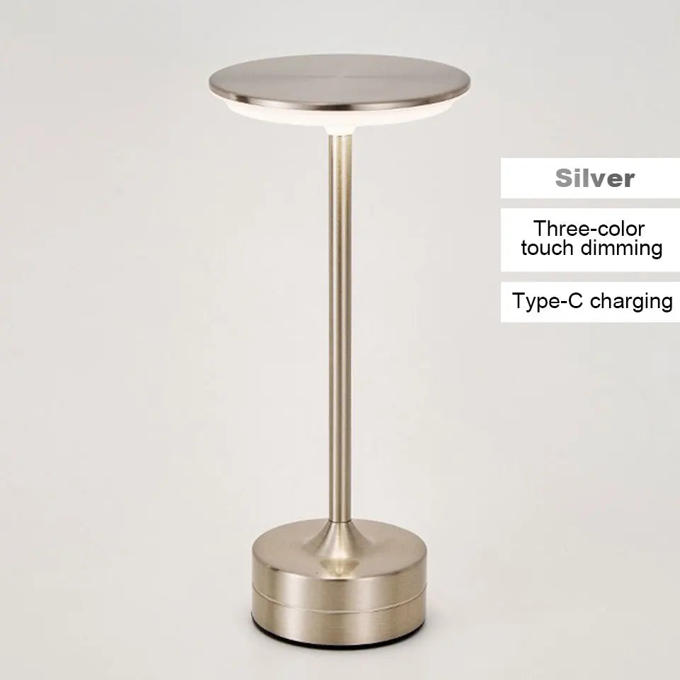 Touch Sensor LED Table Lamp - Rechargeable & Stylish