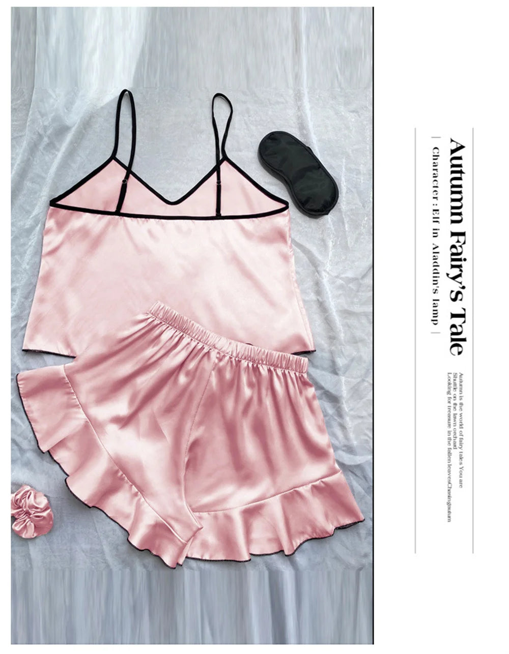 Breathable Satin Pajama Set - Chic & Comfortable