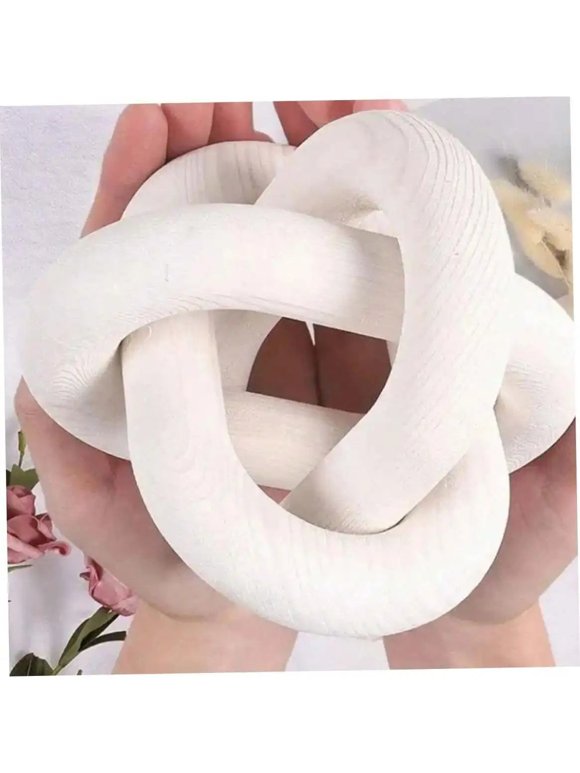 Hand-Carved Coffee Table Decor - Boho Modern Accent