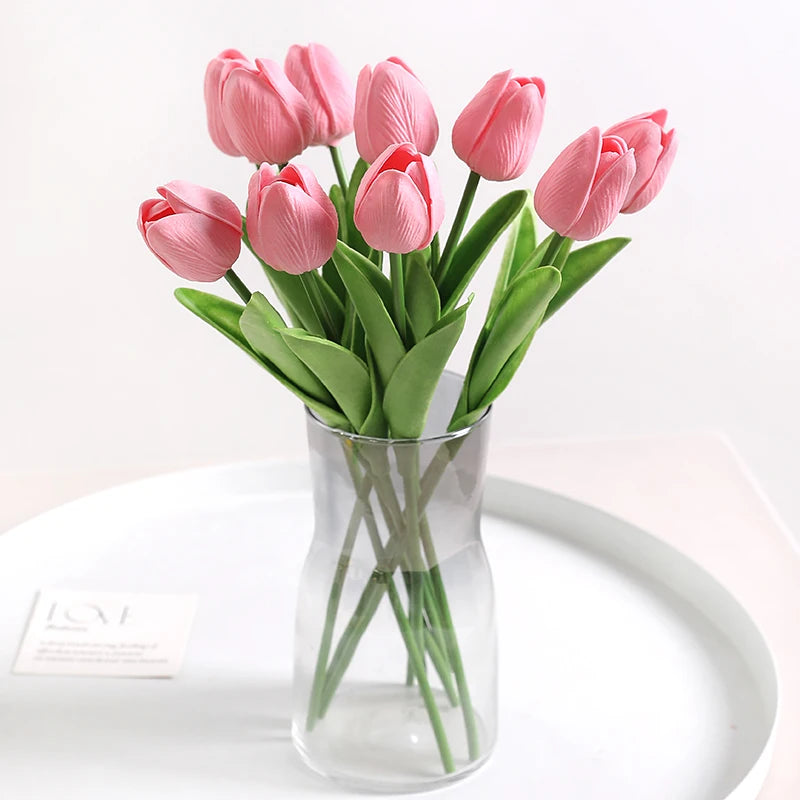 Lifelike Tulip Bouquet - Perfect for Any Occasion