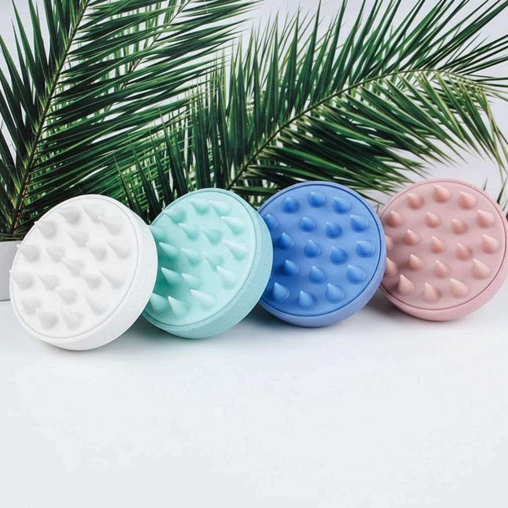 Scalp Massage Brush - Relaxing Wet & Dry Cleansing