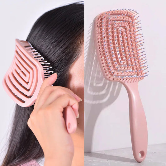 Hollow Out Scalp Massage Comb - Effortless Detangling