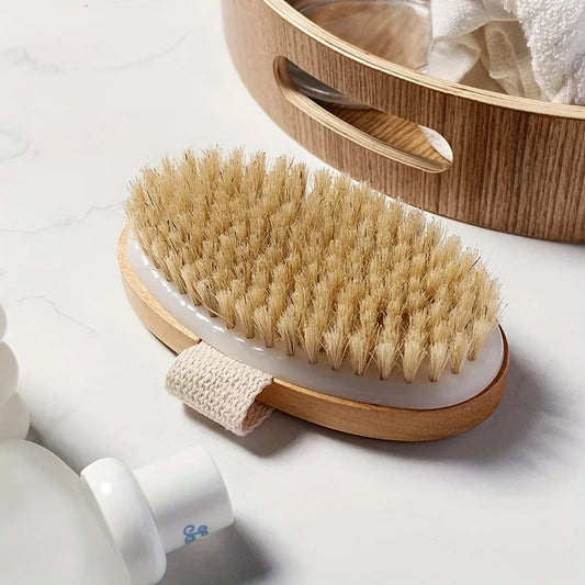 Natural Bristle Body Brush - Spa Experience at Home