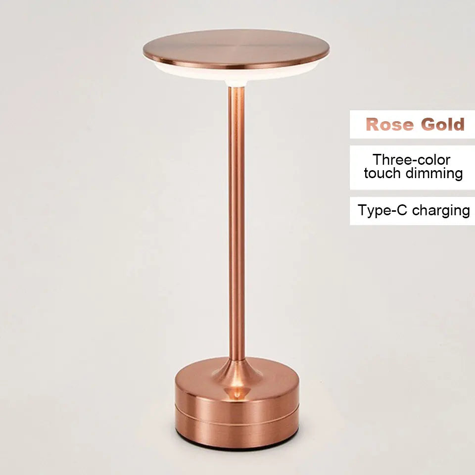 Touch Sensor LED Table Lamp - Rechargeable & Stylish