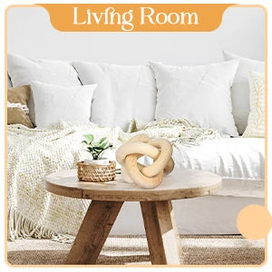 Hand-Carved Coffee Table Decor - Boho Modern Accent