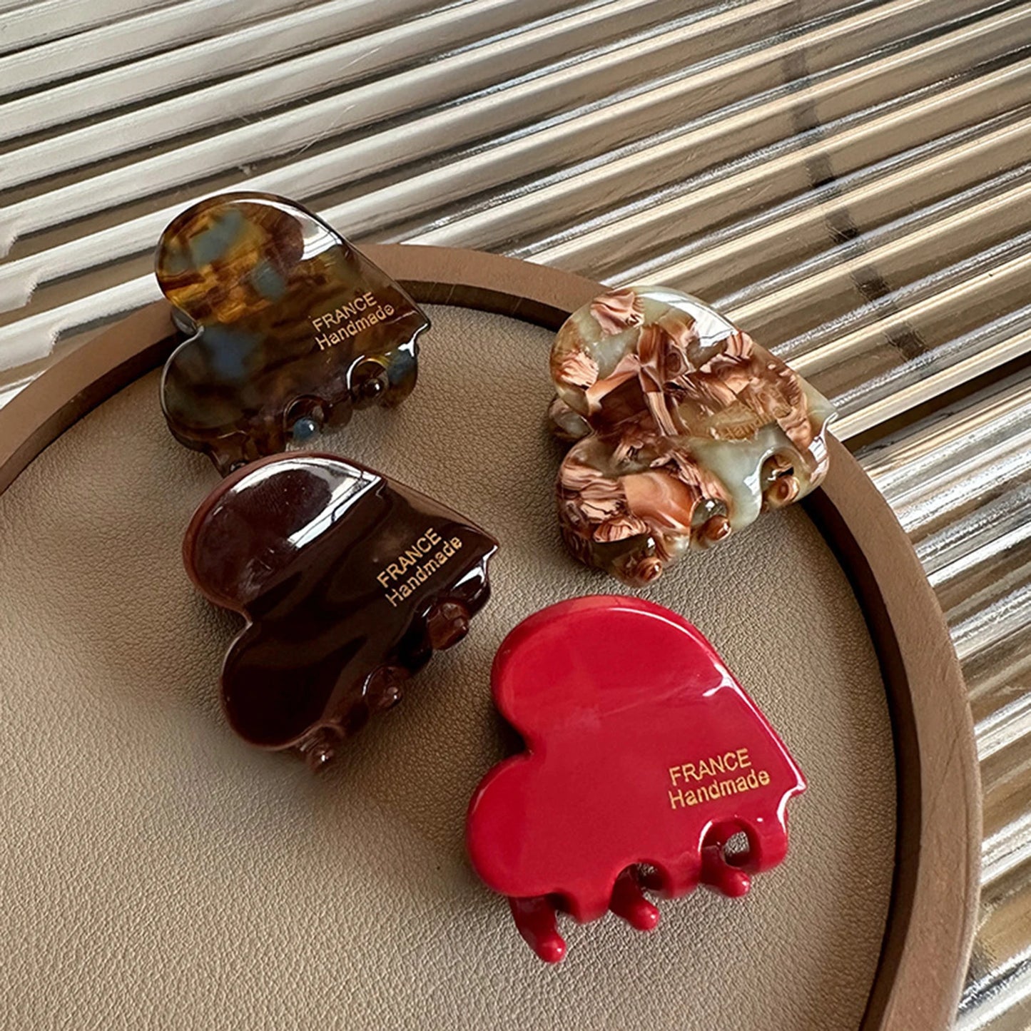 Heart Shaped Hair Claw - Effortless Style for Any Occasion