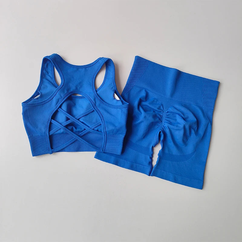 High Waist Fitness Set - Breathable & Stylish Training Gear