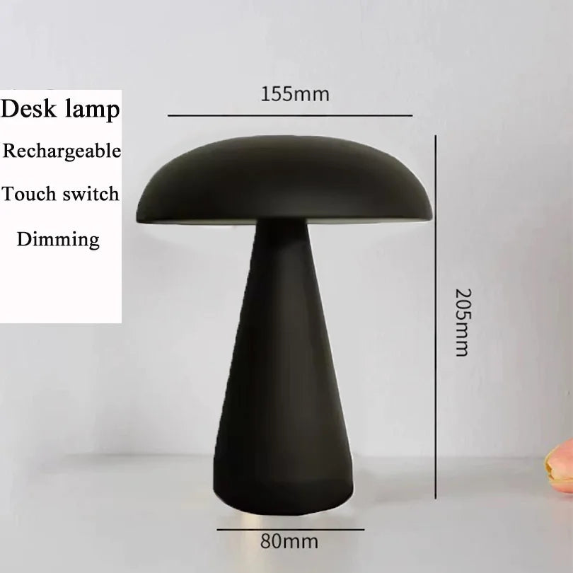 Touch Sensor LED Table Lamp - Modern & Rechargeable