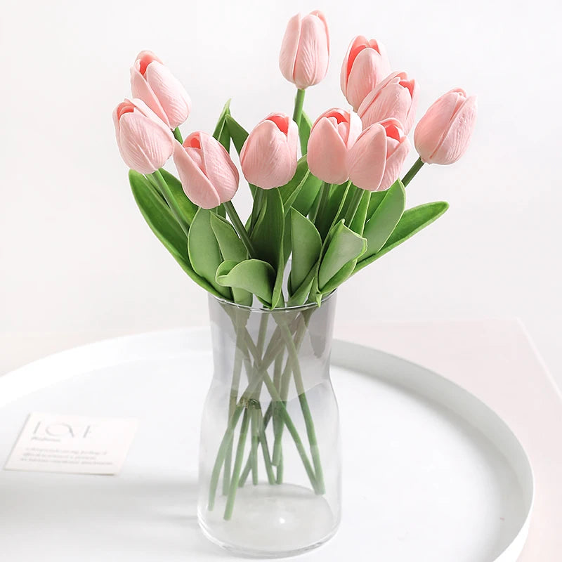 Lifelike Tulip Bouquet - Perfect for Any Occasion