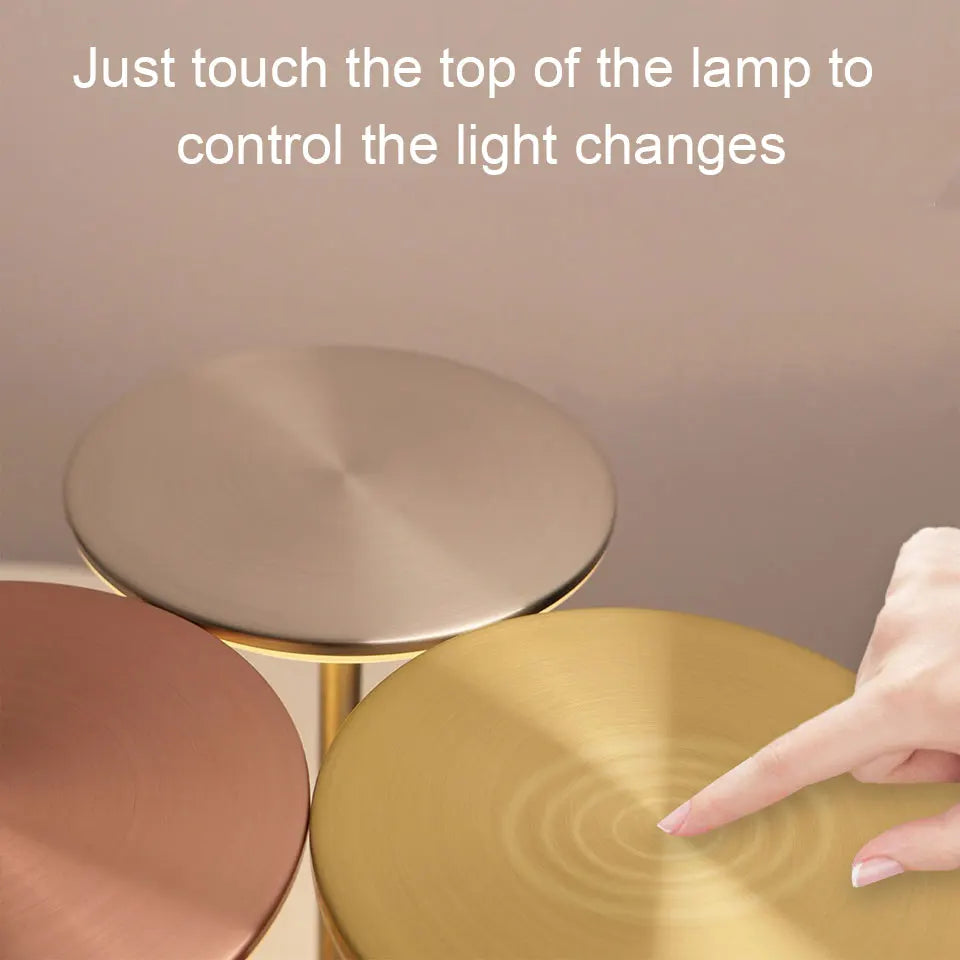 Touch Sensor LED Table Lamp - Rechargeable & Stylish