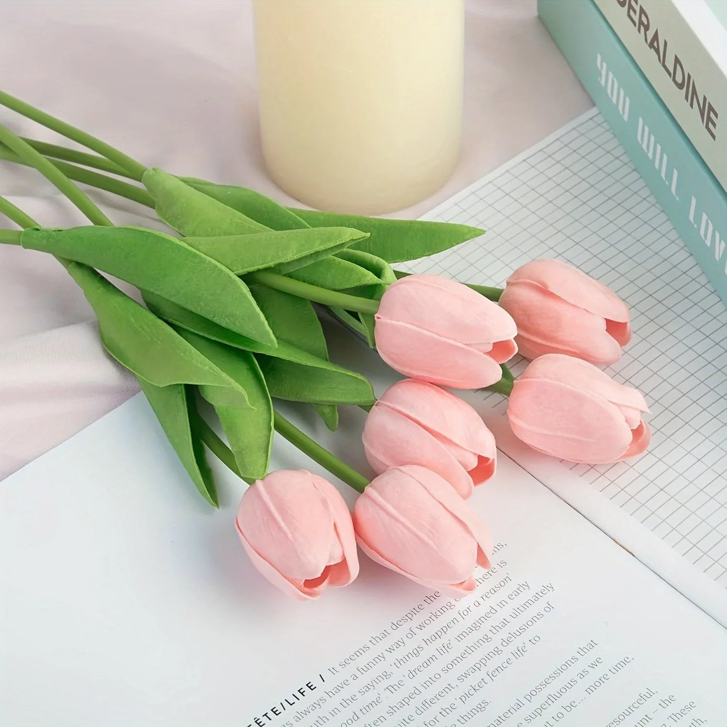 Lifelike Tulip Bouquet - Perfect for Any Occasion