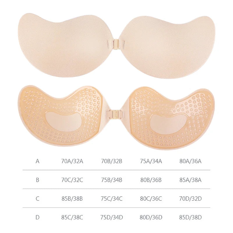 Invisible Push-Up Bra - Ultimate Comfort & Support