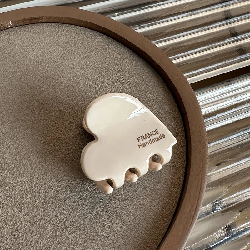 Heart Shaped Hair Claw - Effortless Style for Any Occasion