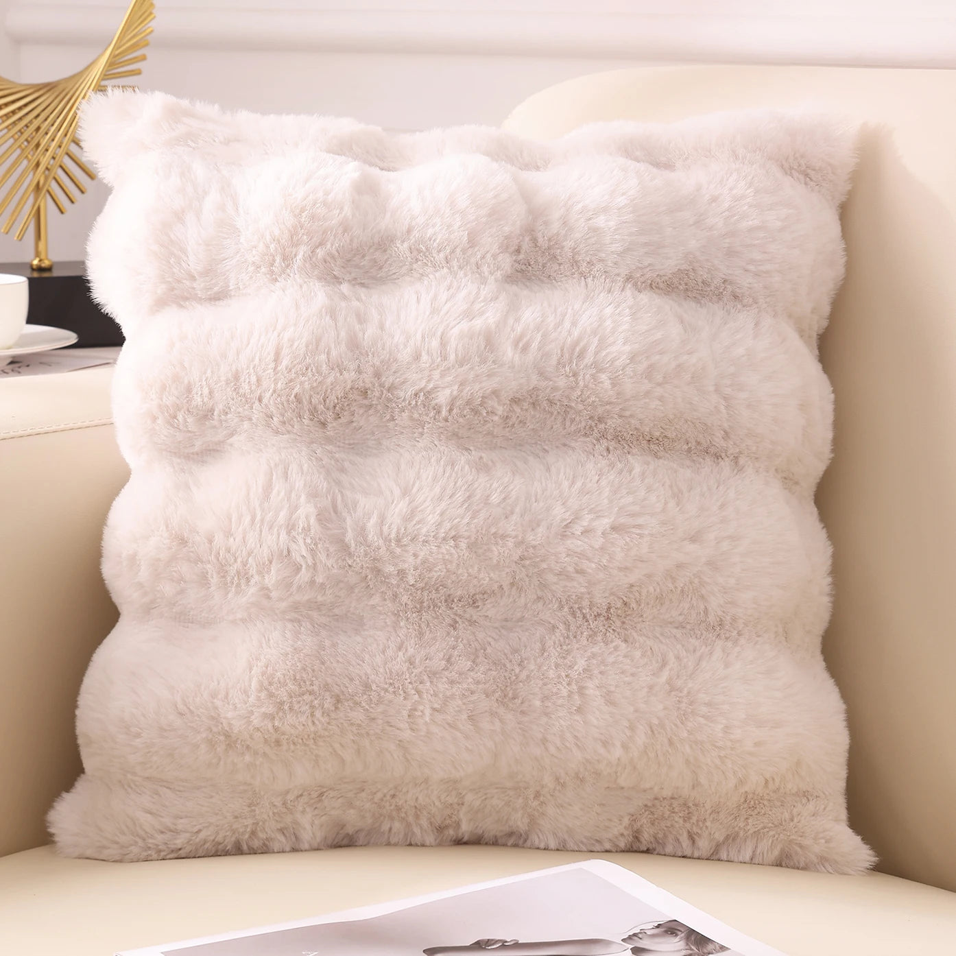 Faux Fur Cushion Covers - Soft & Stylish for Home Decor
