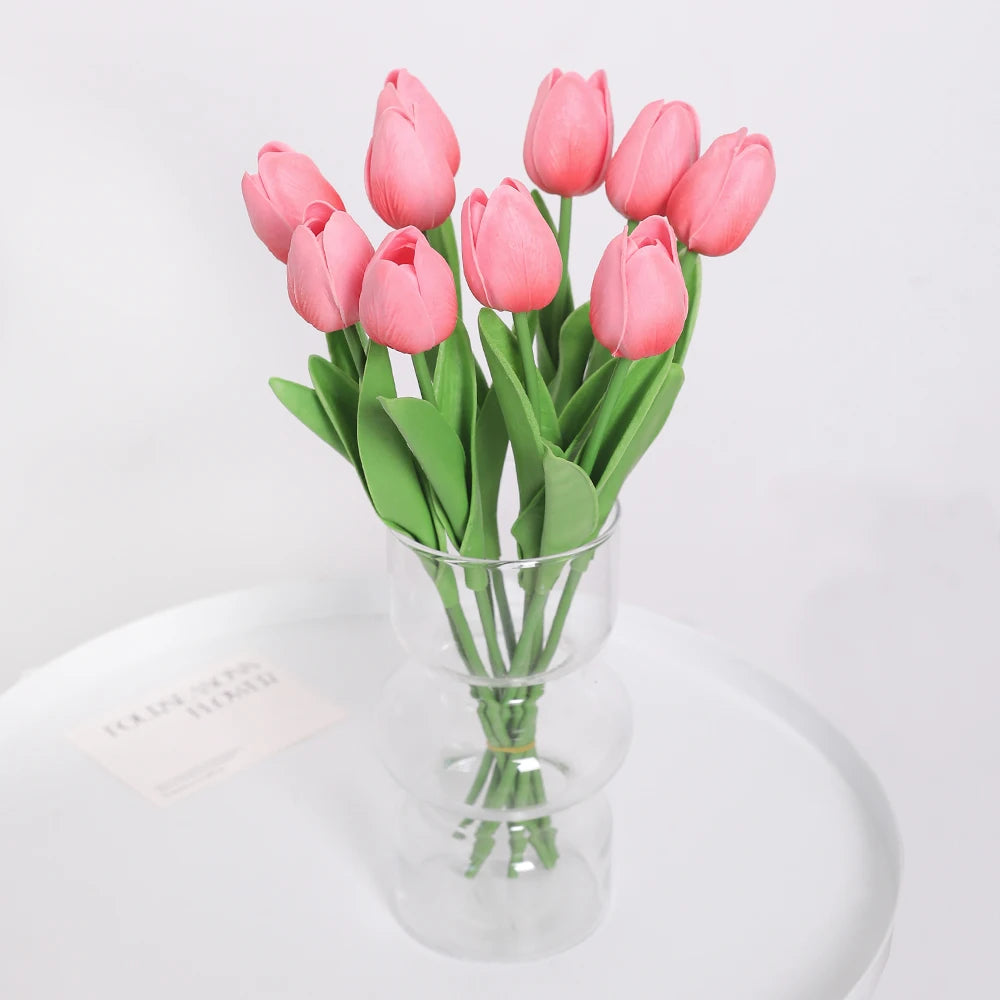 Lifelike Tulip Bouquet - Perfect for Any Occasion