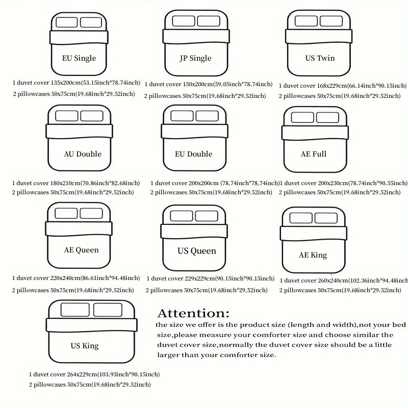 Satin Duvet Cover Set - Indulge in Luxurious Comfort