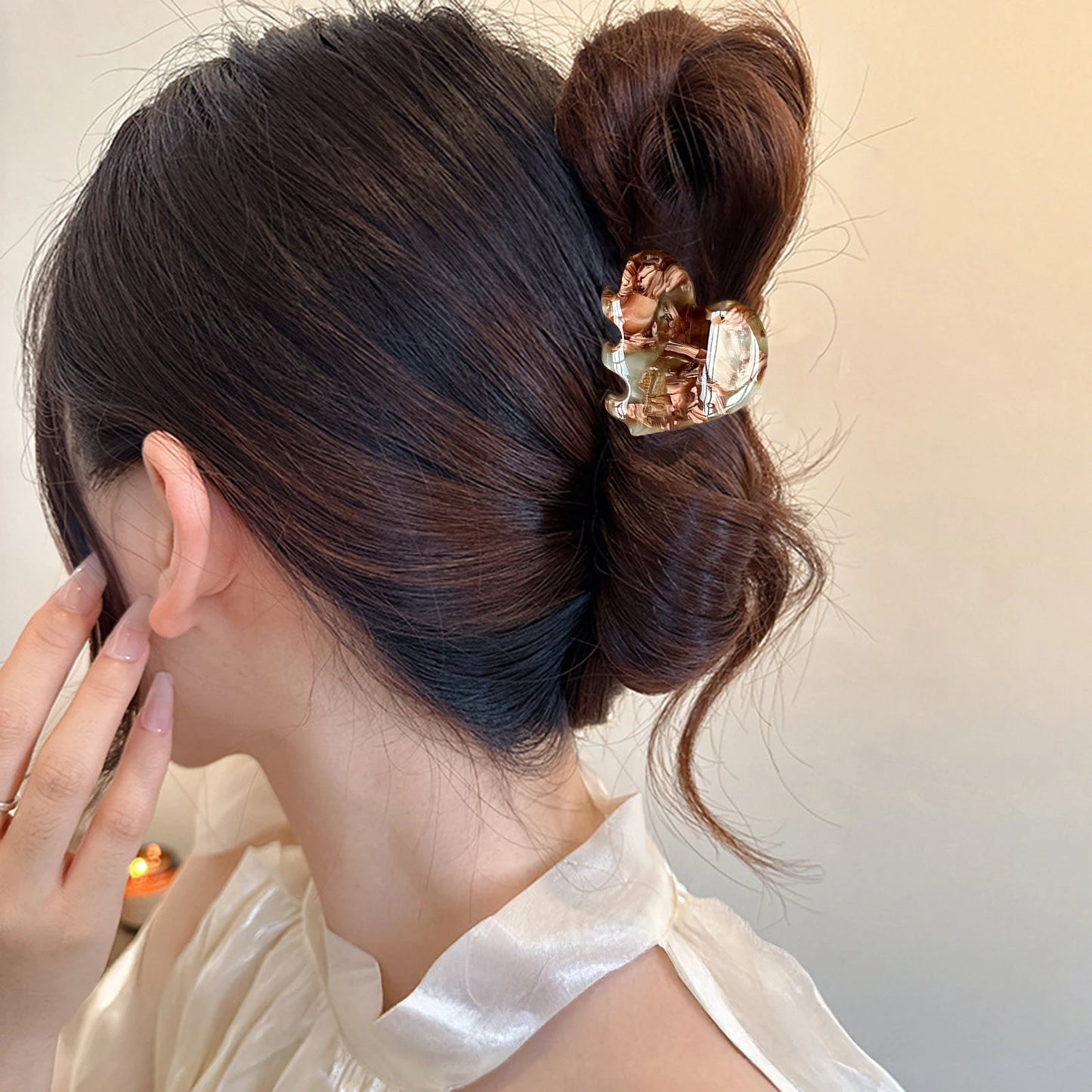 Heart Shaped Hair Claw - Effortless Style for Any Occasion