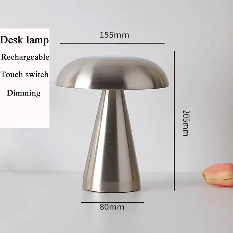 Touch Sensor LED Table Lamp - Modern & Rechargeable